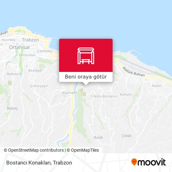 Bostancı Konakları harita
