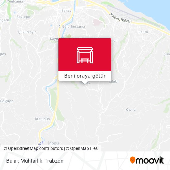 Bulak Muhtarlık harita