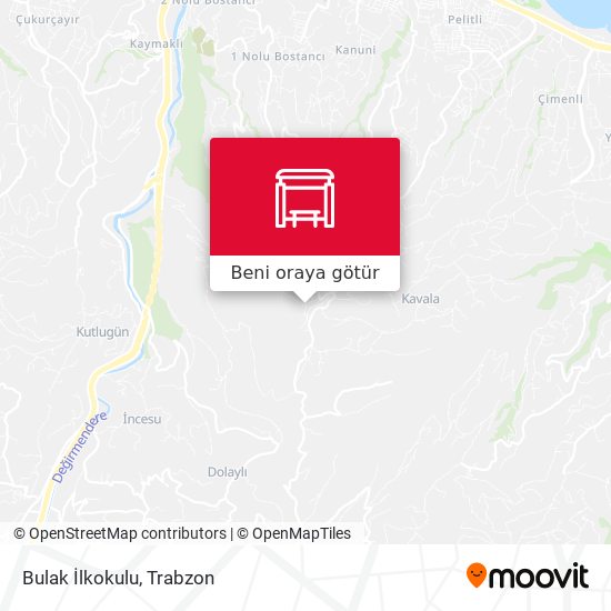 Bulak İlkokulu harita