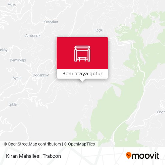 Kıran Mahallesi harita