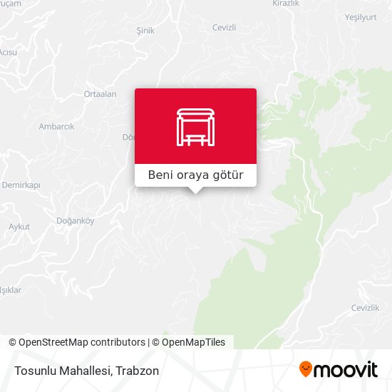 Tosunlu Mahallesi harita