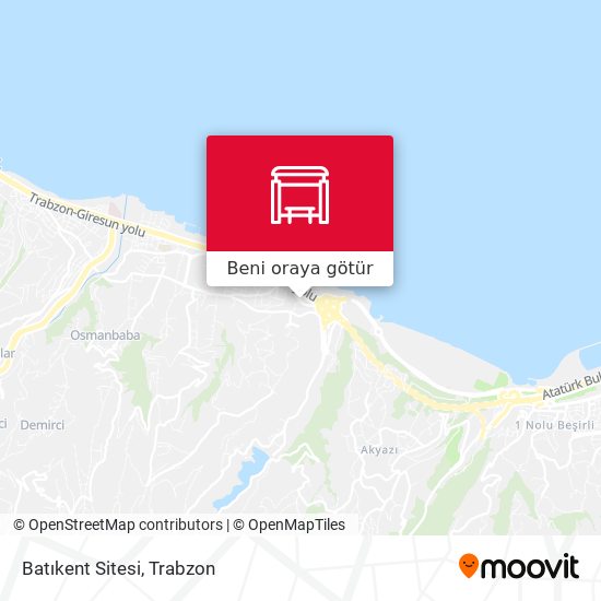 Batıkent Sitesi harita