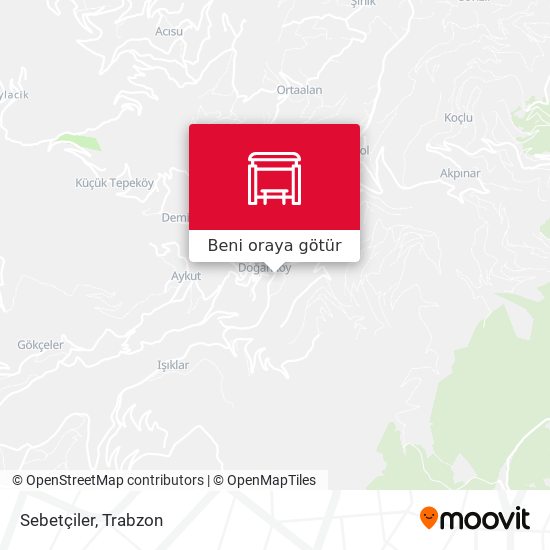 Sebetçiler harita