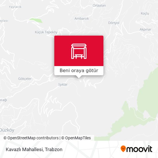 Kavazlı Mahallesi harita