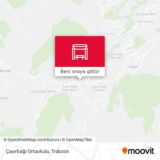 Çayırbağı Ortaokulu harita