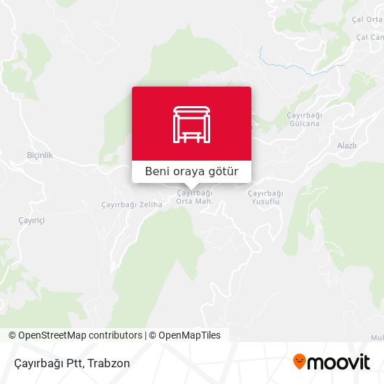 Çayırbağı Ptt harita