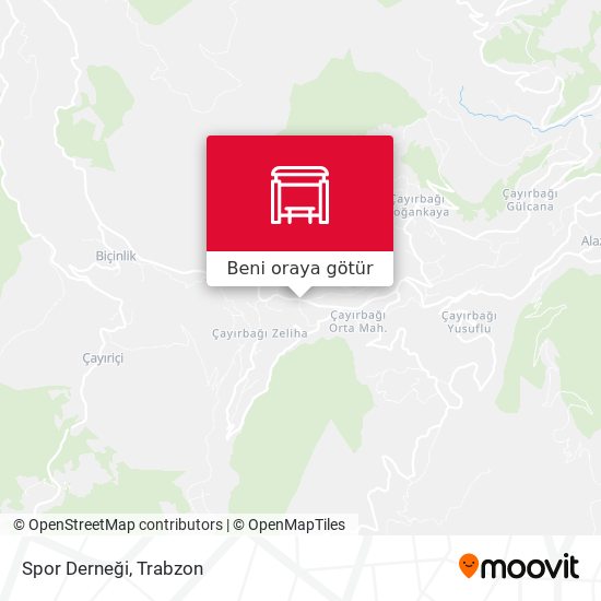 Spor Derneği harita