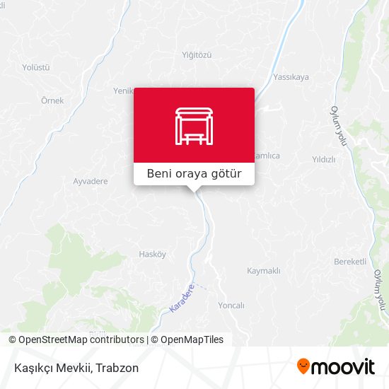 Kaşıkçı Mevkii harita