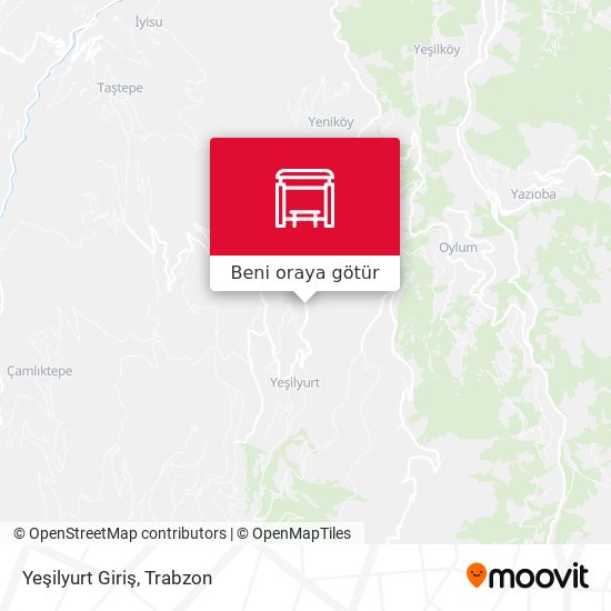 Yeşilyurt Giriş harita