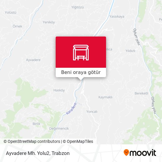 Ayvadere Mh. Yolu2 harita