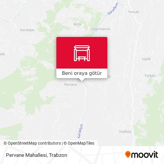 Pervane Mahallesi harita