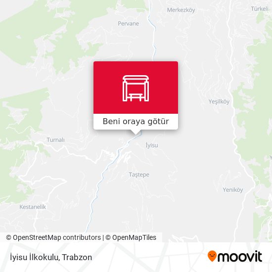 İyisu İlkokulu harita