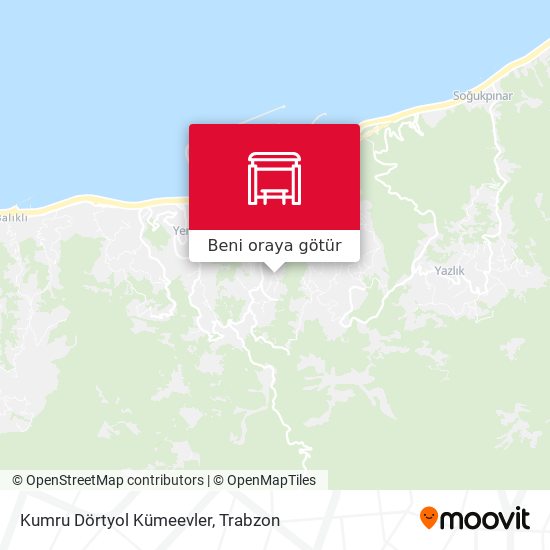 Kumru Dörtyol Kümeevler harita