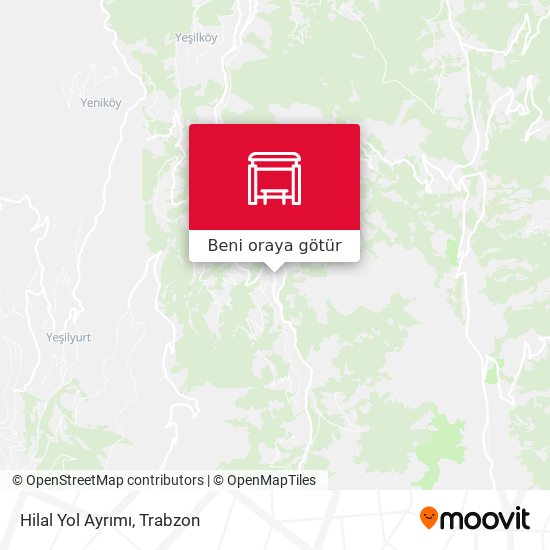 Hilal Yol Ayrımı harita