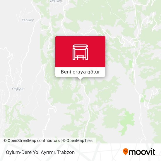 Oylum-Dere Yol Ayrımı harita