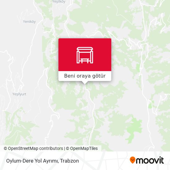 Oylum-Dere Yol Ayrımı harita