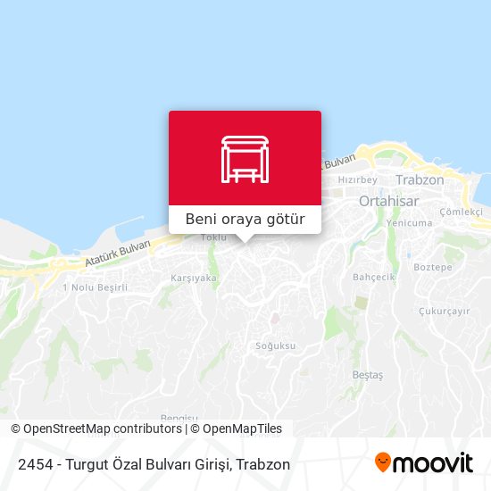 2454 - Turgut Özal Bulvarı Girişi harita