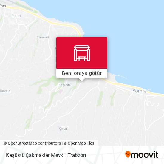 Kaşüstü Çakmaklar Mevkii harita