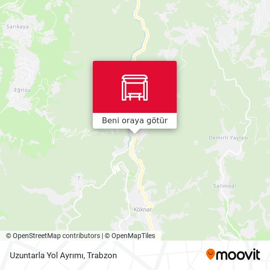 Uzuntarla Yol Ayrımı harita