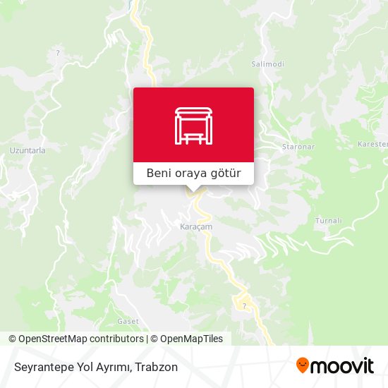 Seyrantepe Yol Ayrımı harita