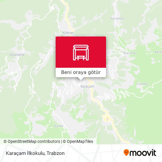 Karaçam İlkokulu harita