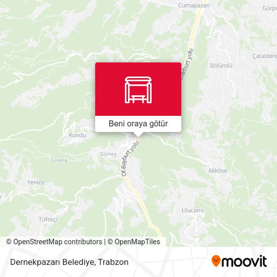 Dernekpazarı Belediye harita