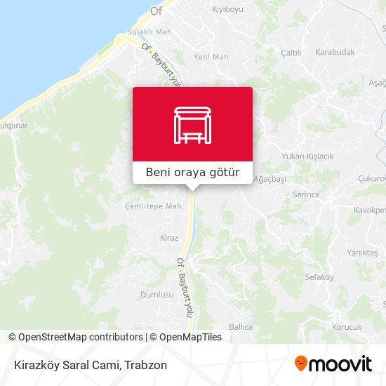 Kirazköy Saral Cami harita