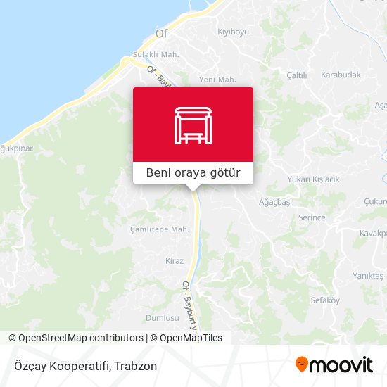 Özçay Kooperatifi harita