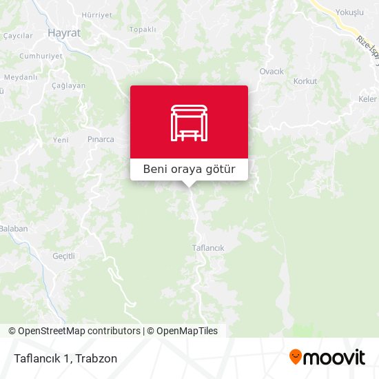 Taflancık 1 harita