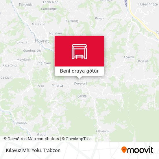 Kılavuz Mh. Yolu harita