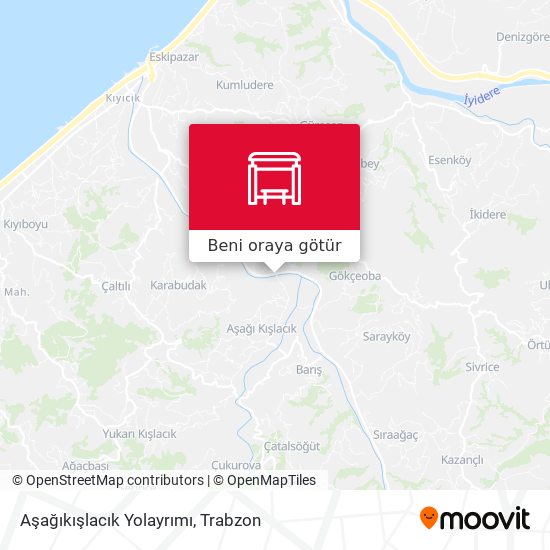 Aşağıkışlacık Yolayrımı harita