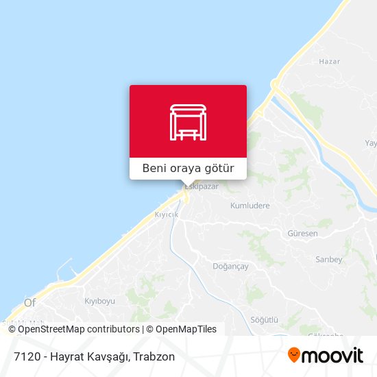 7120 - Hayrat Kavşağı harita