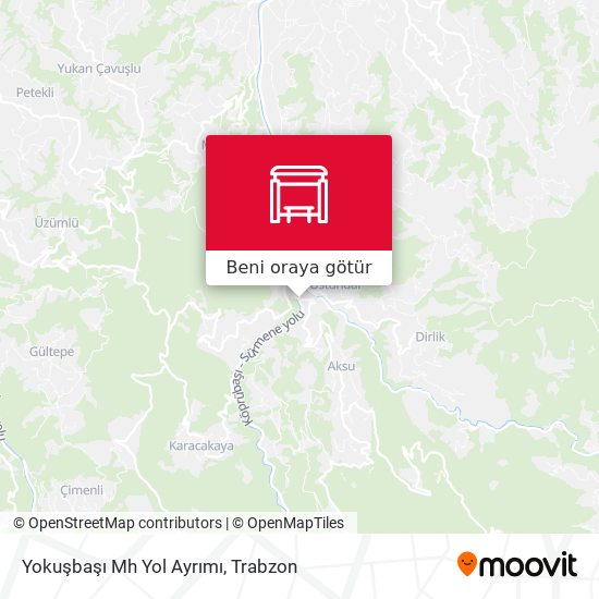Yokuşbaşı Mh Yol Ayrımı harita