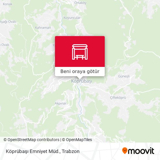 Köprübaşı Emniyet Müd. harita