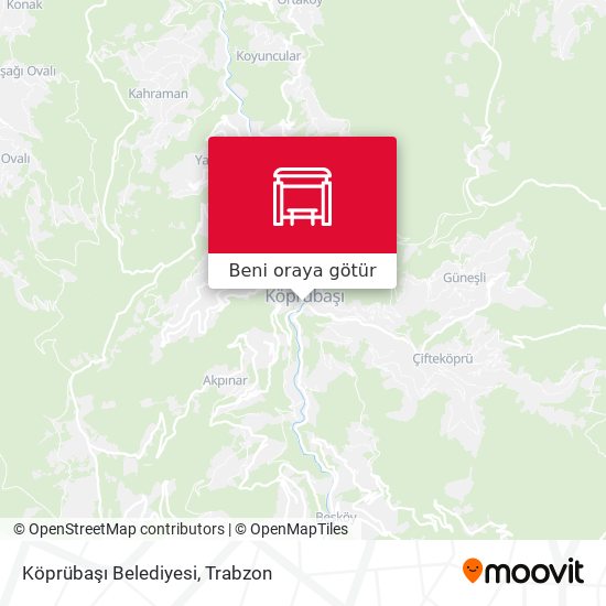Köprübaşı Belediyesi harita