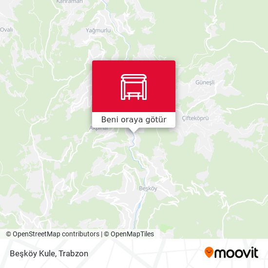 Beşköy Kule harita