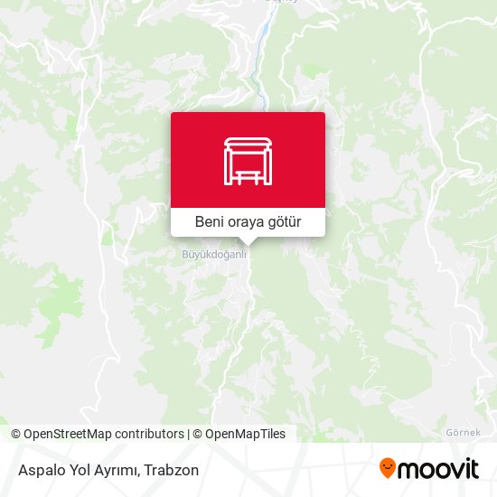 Aspalo Yol Ayrımı harita