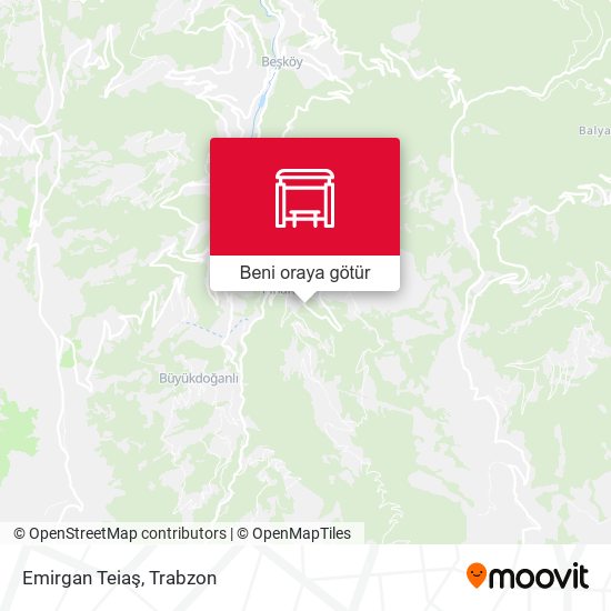 Emirgan Teiaş harita