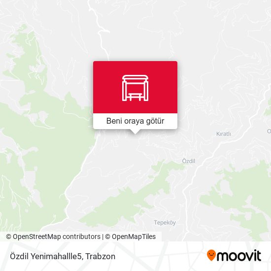 Özdil Yenimahallle5 harita
