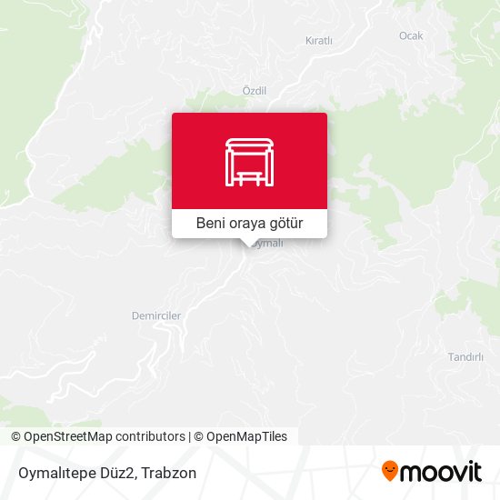 Oymalıtepe Düz2 harita