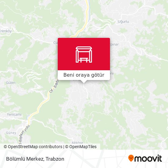 Bölümlü Merkez harita