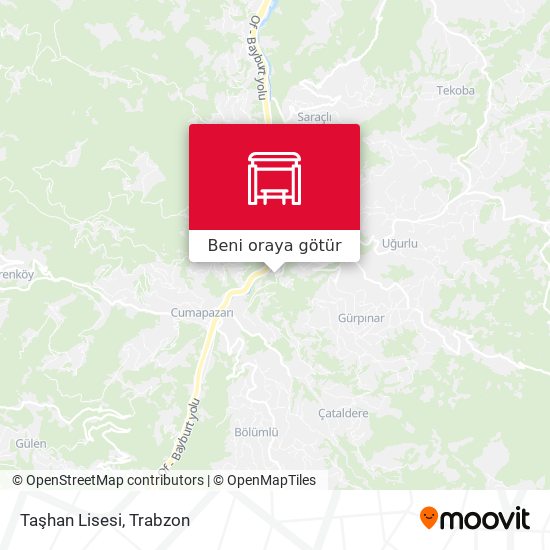 Taşhan Lisesi harita