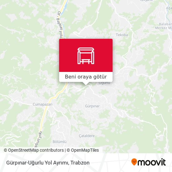 Gürpınar-Uğurlu Yol Ayrımı harita