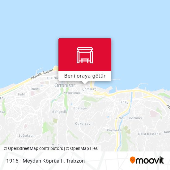 1916 - Meydan Köprüaltı harita