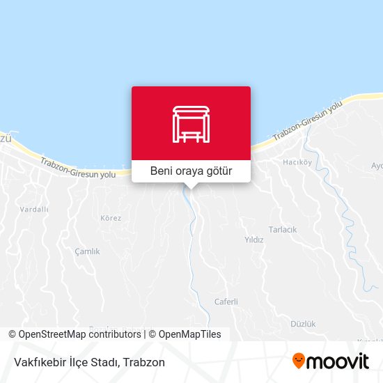 Vakfıkebir İlçe Stadı harita