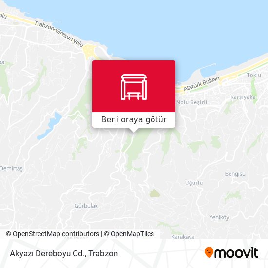 Akyazı Dereboyu Cd. harita
