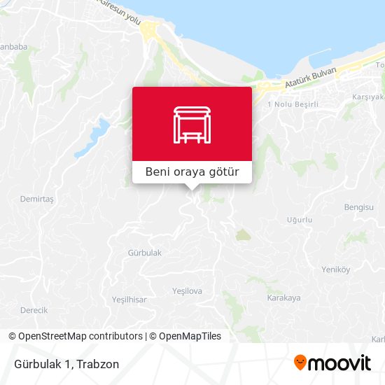 Gürbulak 1 harita