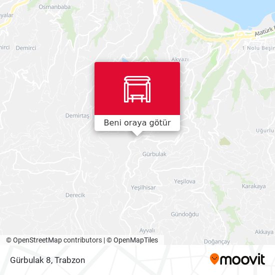 Gürbulak 8 harita