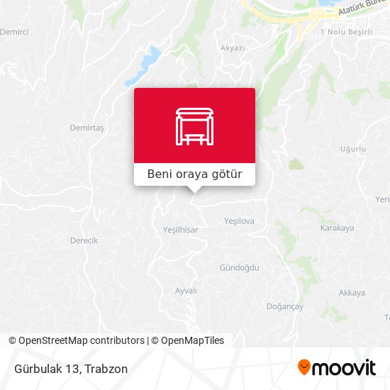 Gürbulak 13 harita