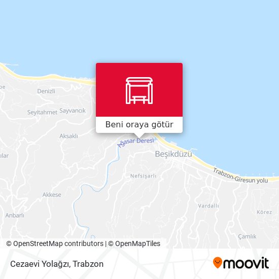 Cezaevi Yolağzı harita